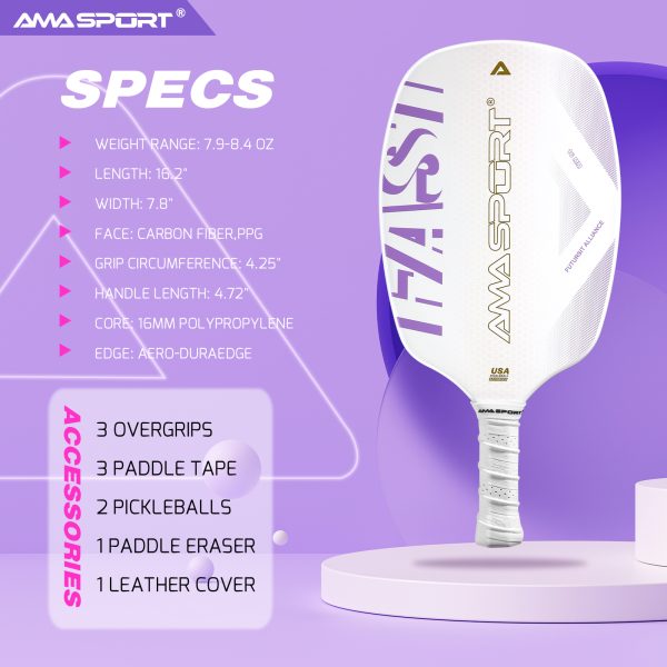 AMA SPORT FUTURE 001 16MM PICKLEBALL PADDLE - Image 5