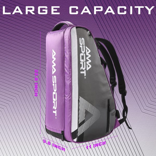 AMA SPORT PICKLEBALL BACKPACK (PURPLE) - Image 2