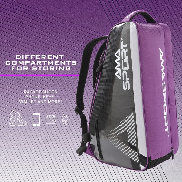 AMA SPORT PICKLEBALL BACKPACK (PURPLE) - Image 3