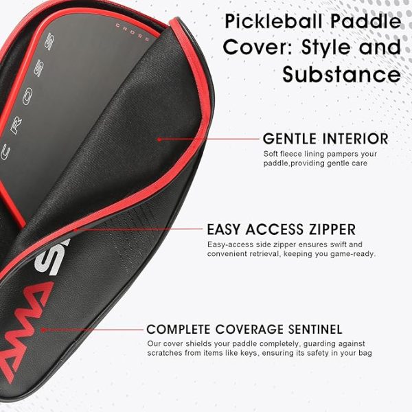 AMA SPORT PICKLEBALL PADDLE CASE (BLACK) - Image 2