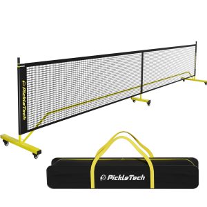 PICKLETECH PRO 5.0 MOBILE PORTABLE PICKLEBALL NET