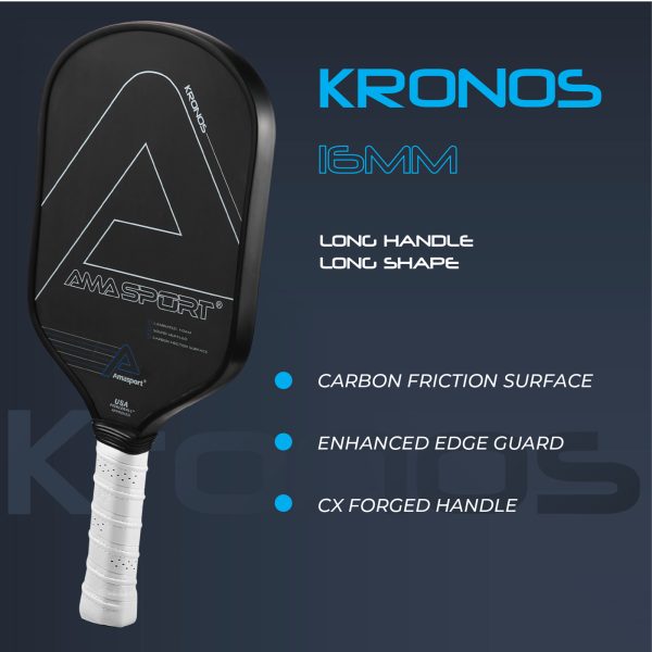 AMA SPORT KRONOS 16MM PICKLEBALL PADDLE - Image 4