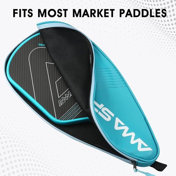 AMA SPORT PICKLEBALL PADDLE CASE (CYAN) - Image 4