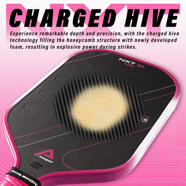 AMA SPORT NXT-01 MAX 14MM PICKLEBALL PADDLE - Image 3