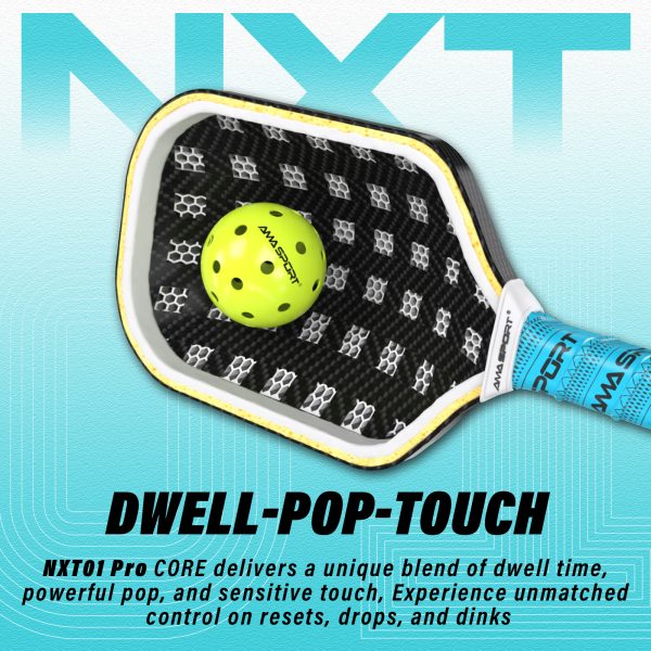 AMA SPORT NXT-01 PRO 14MM PICKLEBALL PADDLE - Image 4