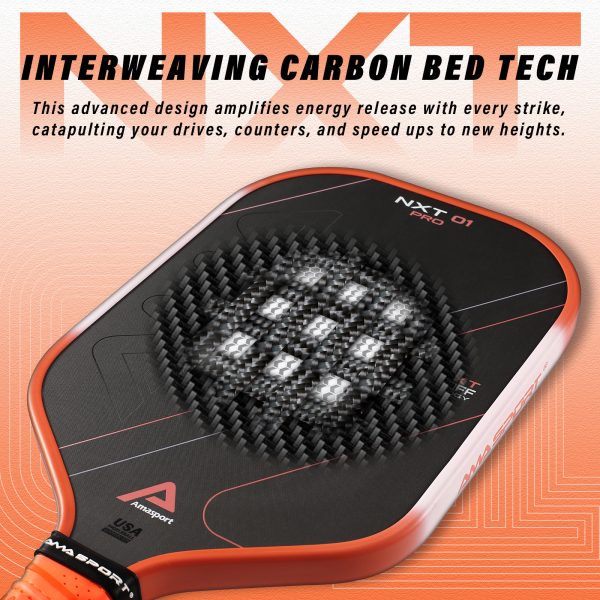 AMA SPORT NXT-01 PRO 16MM PICKLEBALL PADDLE - Image 7