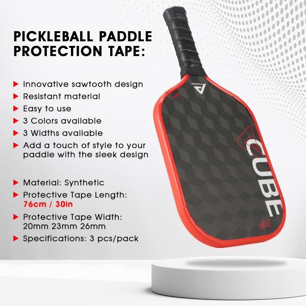 AMA SPORT PICKLEBALL PADDLE EDGE TAPE 20MM - Image 9