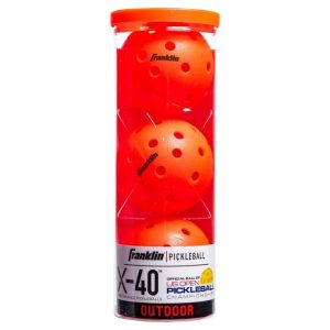 FRANKLIN X-40 OUTDOOR PICKLEBALL BALLS (EMBER)