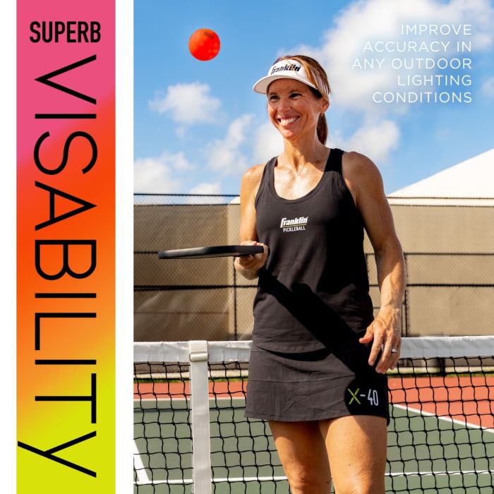 FRANKLIN X-40 OUTDOOR PICKLEBALL BALLS (EMBER) - Image 5