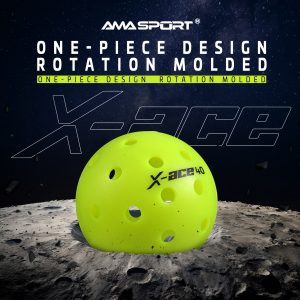 AMA SPORT X-ACE 40 PICKLEBALL BALLS (GREEN)
